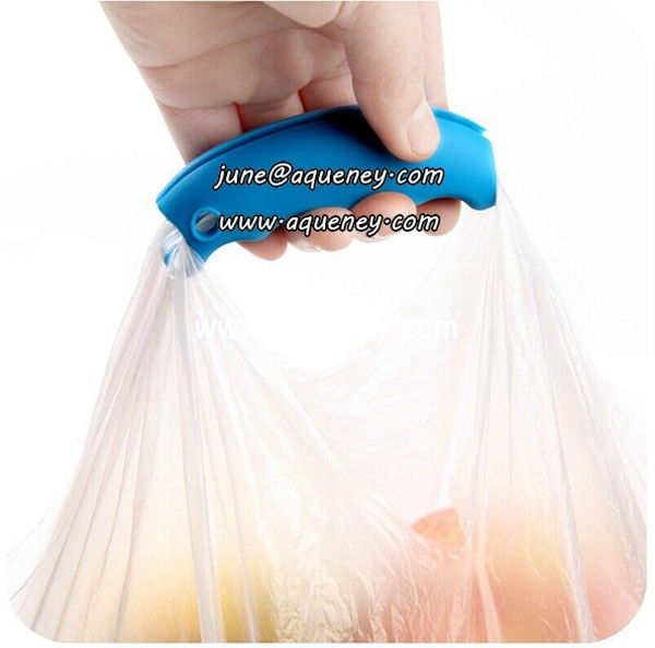 Factory produce silicone grip, handle for paper bag, shopping bag