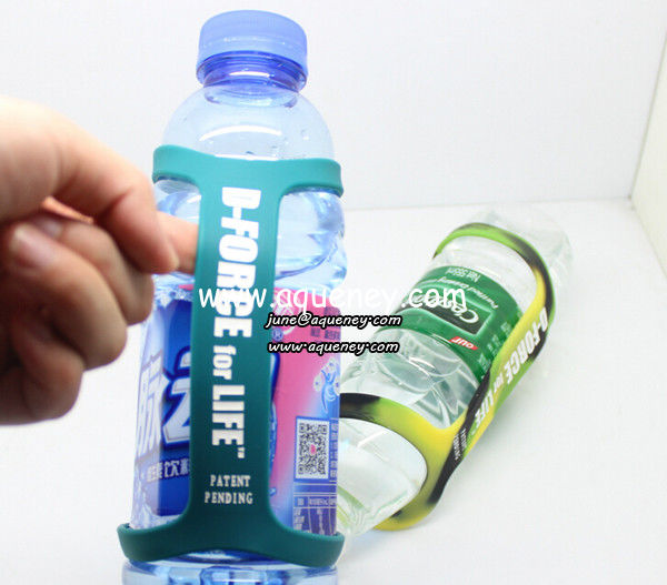 Wholesale silicone bottle handle with custom logo printing
