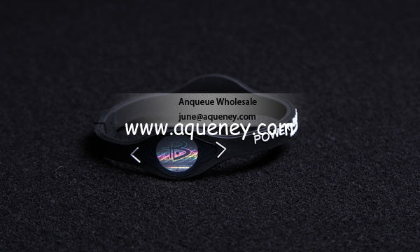 Logo Custom Hologram Energy Balance Bracelet, silicone power band