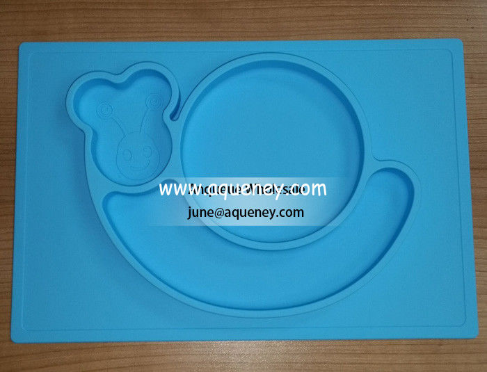Custom Color silicone plate for kids, factory price with FDA.CE,ROHS