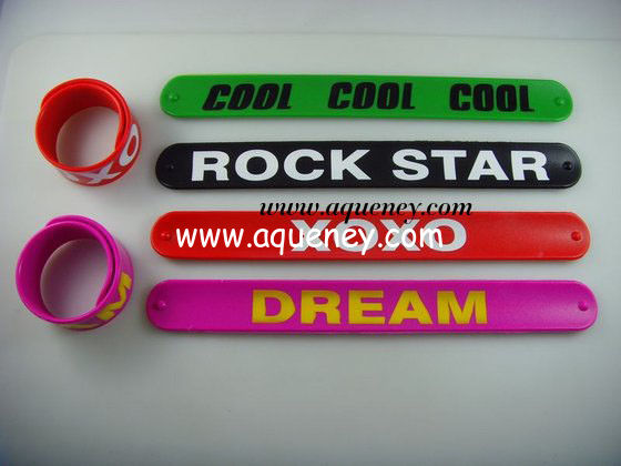 Wholesale Color ful  Silicone Stylus Touch Pen Silicone Slap Bracelet Band