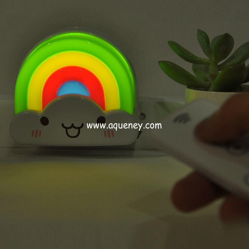 Baby night light, fancy night lights, LED decorative rainbow night light