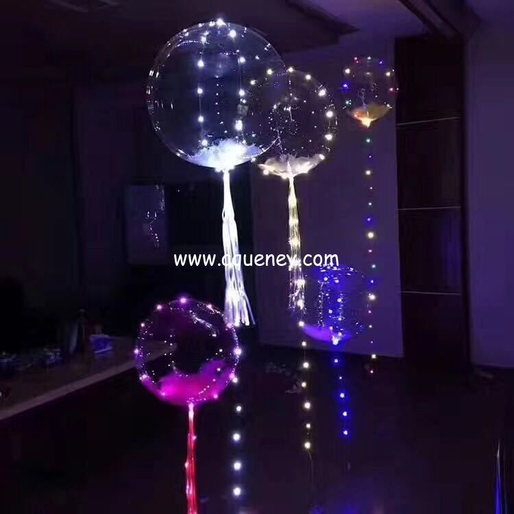 New hot party decoration bobo balloon light halloween wedding led light up balloons